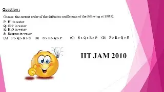 IIT JAM 2010 | Q.1 to Q 7 | Chemistry