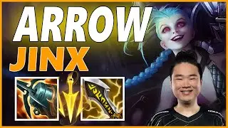 ⚡ARROW JINX ADC GAMEPLAY⚡SEASON 12 LEAGUE OF LEGENDS