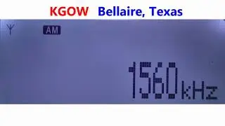 1560 KGOW - Bellaire, Texas captada en Zapopan, M&eacute;xico