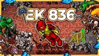 EK 836 Hunt Solo Roshamuul Prison (Rebalancing Test) 6.3kk/h Raw + 1.3kk Profit - Tibia Hunt [13.34]
