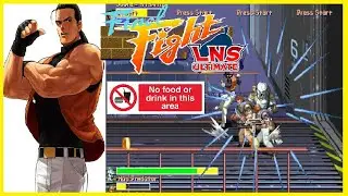 FINAL FIGHT LNS ULTIMATE V0.4#47 HARD/CRAP-ARCADE ROBERT GARCIA ART OF FIGTHING EXTRA STAGE NO FOOD!
