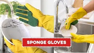 NEVER AGAIN Get Dirty And Wet Hands With These Sponge Gloves!
