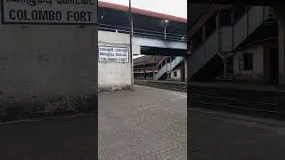 Colombo Fort Railway Station on Sunday afternoon Sri lanka railway #train #travel #traintravel