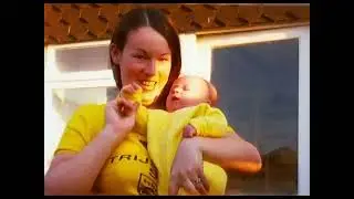 Vintage Super 8 Home Movie - Newborn Baby