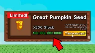 I TRIED A SECRET RITUAL TO RESTOCK GREAT PUMPKIN SEEDS IN GROW A GARDEN ROBLOX!?