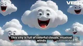 Cartoon stories |The story of Zara bird and Zippo the bee in the sky city | Interesting stories 2024