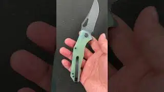 KUBEY KU149H Phemius Liner Lock Folding Pocket Knife Jade G10 Handle  #kubeyknives