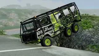 Extreme Cliff Diving & High-Speed Crash Test | BeamNG.drive