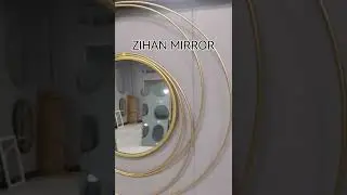 ZIHAN MIRROR round Metal art mirror