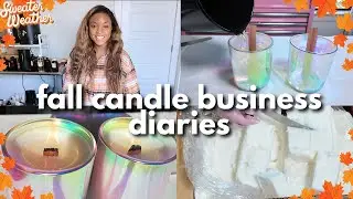 Unboxing My Fall Candle&nbsp;Business&nbsp;Supplies + Wick Test +5 Tips to Stay Motivated This Season