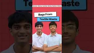 Bags From Textile Waste 🤯