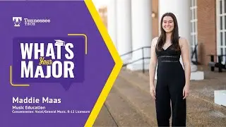 What's your major? - Music Education, Vocal/General Music, K-12