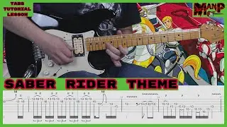 Saber Rider Theme || Guitar Tab || Tutorial || Lesson