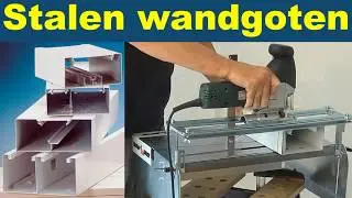 Stalen wandgoten zaag 90&deg; Tool by ebay / amazon -  Stahl, PVC Kabelkan&auml;le von Tehalit zu schneiden