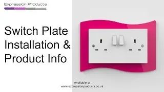 Expression Products Light Switch Surround Plate