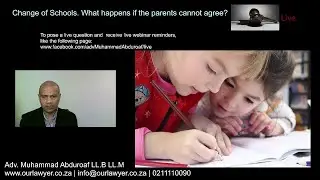 Do you want to change the school for your child? What happens if the parents cannot agree?