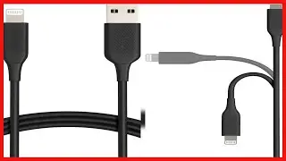 Amazon Basics ABS USB A to Lightning Cable Cord, MFi Certified Charger for Apple iPhone, iPad, Black