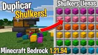 🔥 DUPLICAR SHULKERS en Minecraft Bedrock 1.21.94! *BUG ROTO*