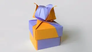 Comment faire une BOITE FLEUR en ORIGAMI