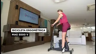Bicicleta Ergom&eacute;trica Vertical Dream - Mag 5000 V