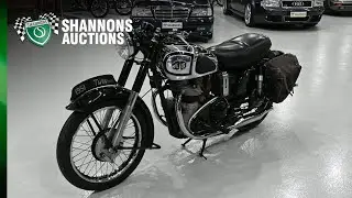 1952 AJS Model 20 500cc Motorcycle - 2023 Shannons Winter Timed Online Auction