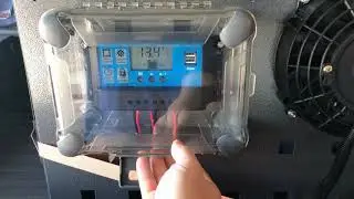 Solar Charged Kennel Fan