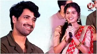 Heroine Tejaswi Rao Speech @ Raju Weds Rambai Trailer Launch Event | V6Ent