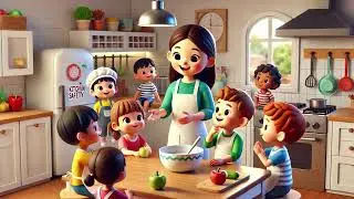 Kitchen Safety with Mom 🍴👩&zwj;👧 | Fun Kids Safety Song 🎵|Nursery Rhymes & Kids Songs
