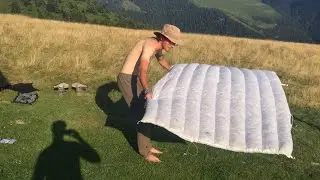 Wind Hard Tiny Quilt Review - on the trail