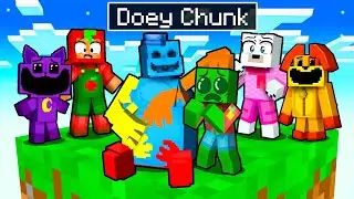 One Slime Block on a DOEY DOUGHMAN CHUNK in Minecraft!