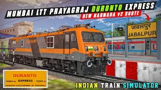 🔥 Epic Train Journey! 🚆 12293 Mumbai LTT - Prayagraj AC Duronto Express | Narmada v2 Route | MSTS