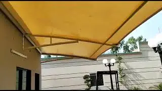 Tensile car parking shed, Metal fabrication, steel structure, sun shade