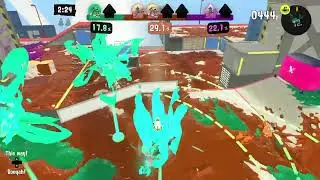 Splatoon 3 The Shoal Lan Play Match: Tri Color on Hammerhead bridge