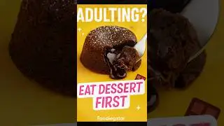 Life&rsquo;s short, eat dessert first 🥧 #SweetToothMood #dessertlife #chocolate #lifehacks #sweetstuff