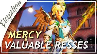 Getting value with res, 15 resurrects! 👑 - Mercy Season 27 (Overwatch)
