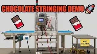 🍫 Chocolate Stringing Perfection DEMO 🎥 | Woody 24&rdquo; Stringer Decorator