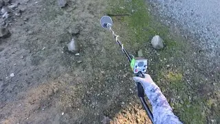 Tesoro Cibola... Pennies From Heaven... NY Foreshore metal detecting
