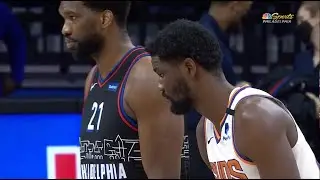 Joel Embiid vs DeAndre Ayton guarding each other: All Possession | Suns vs 76ers