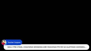 FINAL COACHING