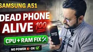 Samsung A51 Dead Phone Recovered 💯 | CPU & RAM Repair | No Power Fix#youtube #kmaxmobilerepair 