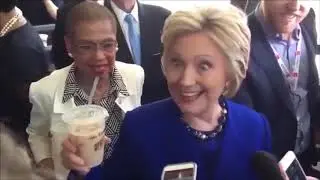 Hillary Clinton Seizure during Interview   Multiple Angles