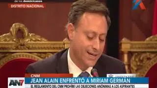 Jean Alain enfrentó a Miriam Germán