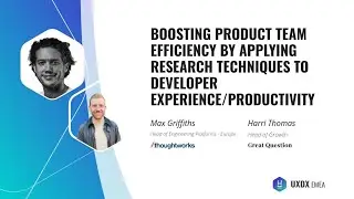 Boost Product Team Efficiency by applying research techniques to Developer Experience/Productivity
