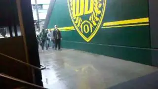 Oregon Duck Football Entering Autzen Stadium WTD- Oregon vs. Arizona 2010