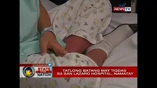 Tatlong batang may tigdas sa San Lazaro Hospital, namatay