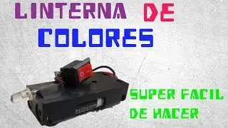 Linterna Intermitente de colores -la mas f&aacute;cil del mundo /Ideatronic