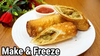 Crispy Malai Boti Roll Recipe (Ramadan Special) | Make & Freeze Crispy Malai Boti Roll |Ramadan 2021