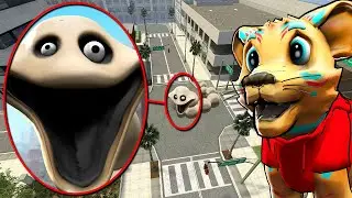 Drone Catches HUNGRY WORM in a CITY... (Gmod Sandbox)