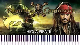 Piano Cover - Pirates of the Caribbean - He's a Pirate - LINSPA