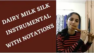Dairy Milk Silk Ad Instrumental - Flute Cover with Carnatic Notes